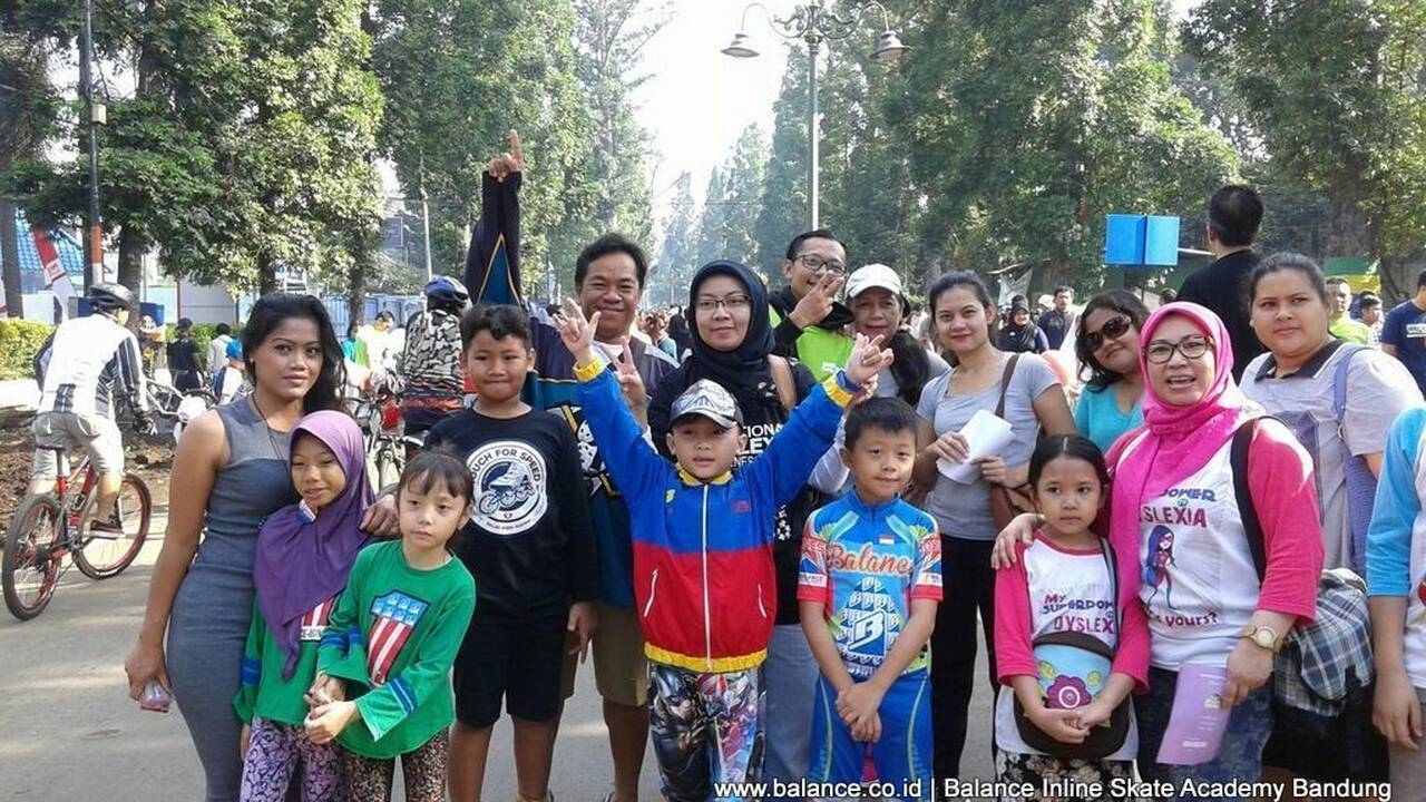 Peringatan Bulan Peduli Dyslexia bersama Balance Inline Skate Academy