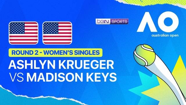 Ashlyn Krueger (USA) vs Madison Keys (USA) - Full Match | Australian Open 2026