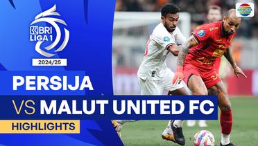 Persija VS Malut United FC - Highlights | BRI Liga 1 2024/25