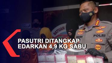 Ditangkap Polisi, Pasutri di Banjarmasin Kedapatan Simpan 4.9 Kg Sabu dalam 50 Paket
