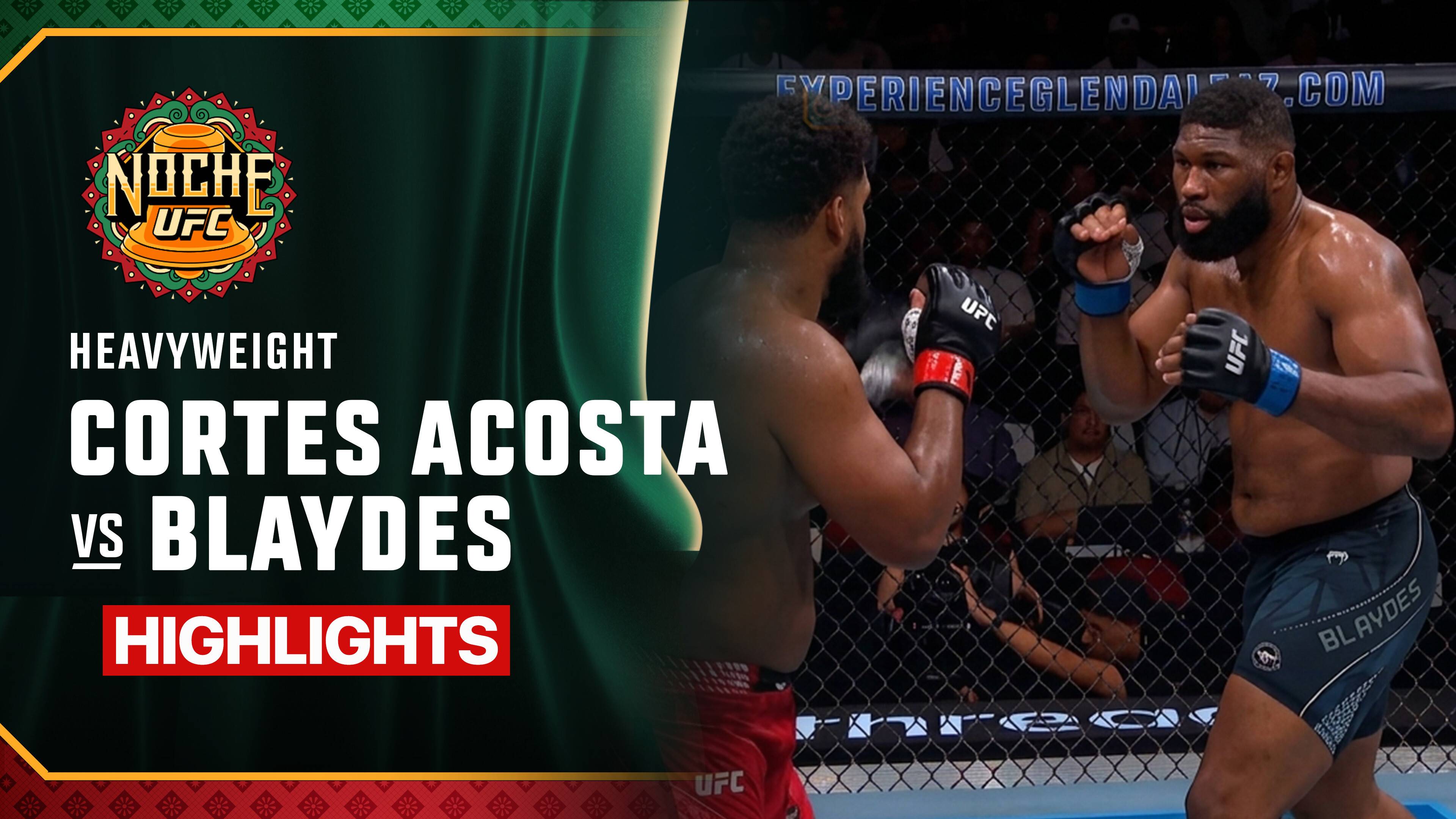 Waldo Cortes Acosta vs Curtis Blaydes - Heavyweight | Noche UFC