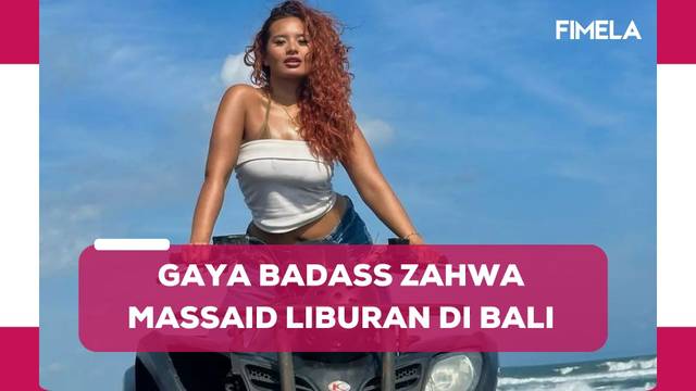 6 Gaya Badass Zahwa Massaid Liburan di Bali, Parasnya Disebut Reza Artamevia Kala Muda