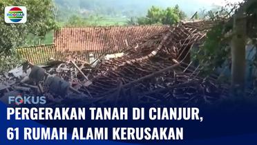 Pergerakan Tanah di Cianjur, 61 Rumah Warga Alami Kerusakan | Fokus