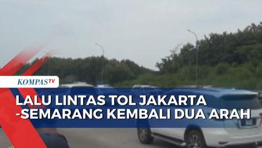 One Way Ditutup, Lalu Lintas Tol Jakarta-Semarang Kembali Dua Arah