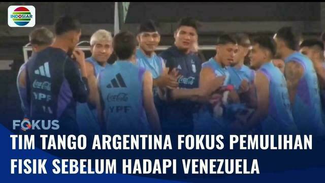 Laga 16 Besar, Argentina Fokus Latihan Jelang Kontra Venezuela, Mali Melawan Meksiko | Fokus