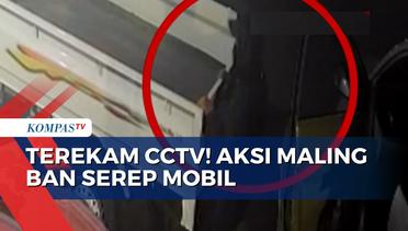 Detik-Detik Pencuri Ban Serep Mobil Beraksi di Parepare, Begini Kesaksian Korban!