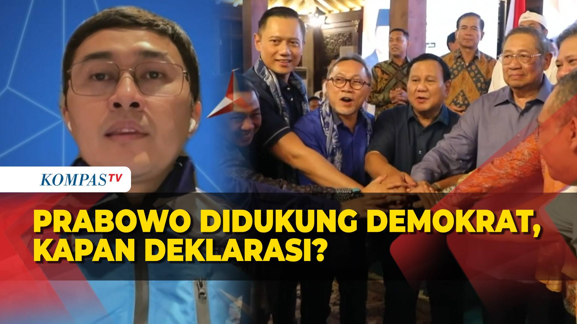 Prabowo Didukung Partai Demokrat, Kapan AHY Deklarasi? - Kompas TV | Vidio