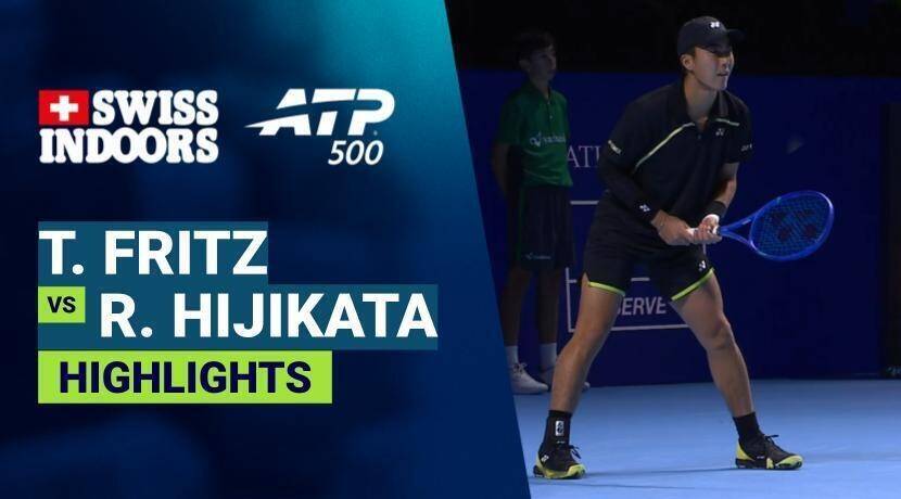 Taylor Fritz vs Rinky Hijikata - Round 1 | ATP 500: Swiss Indoors Basel 2026