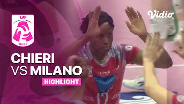 Highlights | Reale Mutua Fenera Chieri vs Vero Volley Milano | Italian Women's Serie A1 Volleyball 2022/23