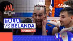 Match Highlights | Perempat Final: Italia vs Belanda | Men's Volleyball Nations League 2022