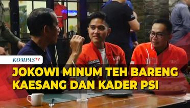 Jokowi Minum Teh Bareng Kaesang dan Kader PSI di Bandung, Bahas Apa?