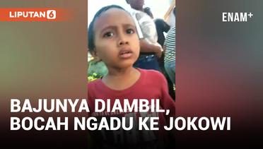Baju dari Jokowi Diambil Orang, Bocah di Muna Ngadu