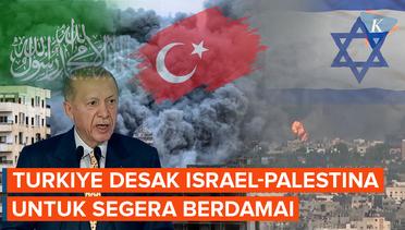 Erdogan: Turkiye Siap Ambil Peran Redakan Konflik Israel-Palestina