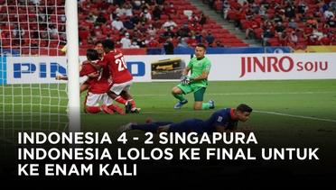 Kunci Sukses Timnas Indonesia Hajar Singapura 4-2 dan Lolos ke Final Piala AFF 2020