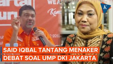 Said Iqbal Tantang Debat Menaker soal Kenaikan UMP DKI Jakarta hanya 3,6 Persen
