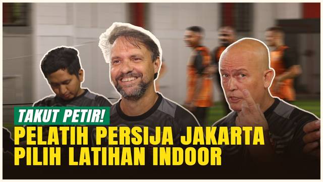 Ngeri! Hujan Petir Bikin Persija Jakarta Takut Latihan Outdoor