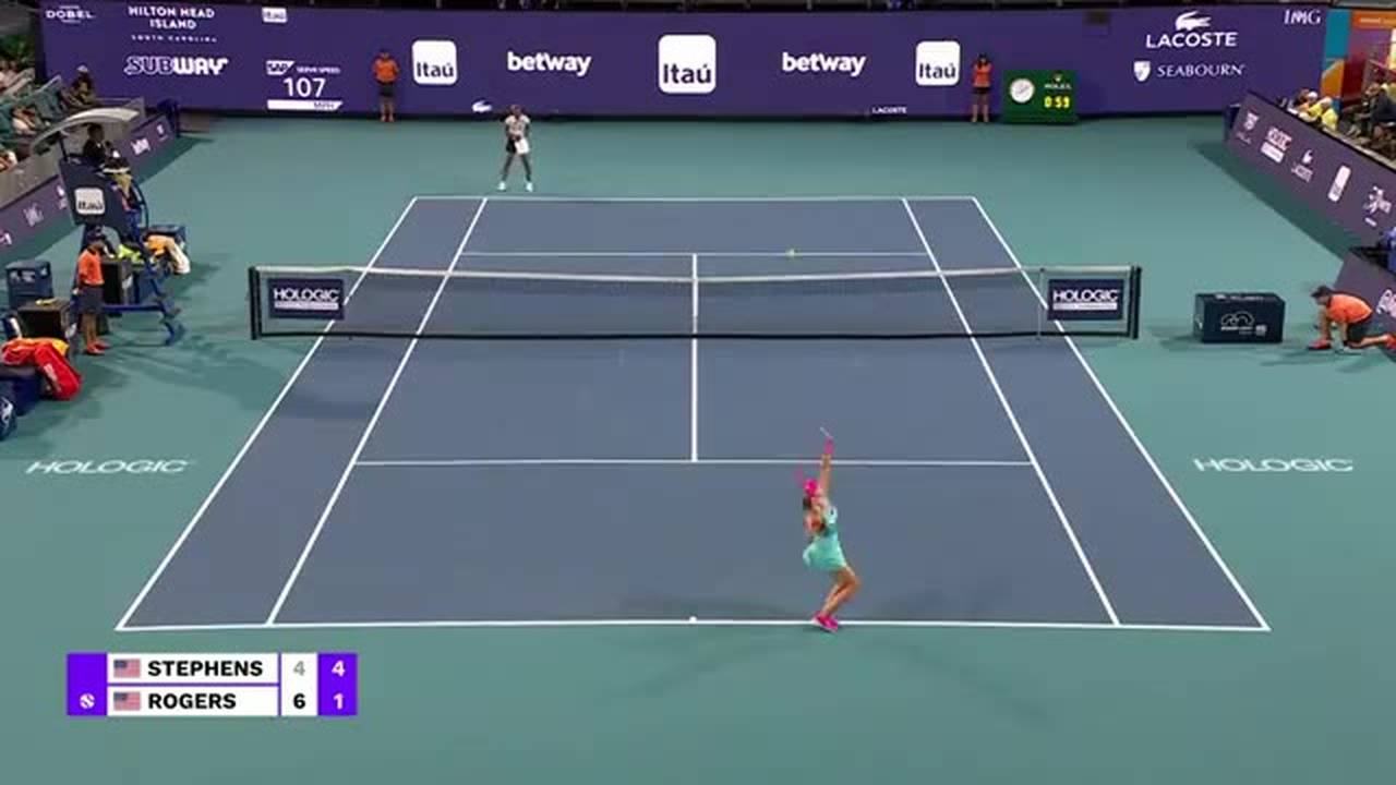 Sloane Stephens Vs Shelby Rogers Highlights Wta Miami Open 2023 Vidio