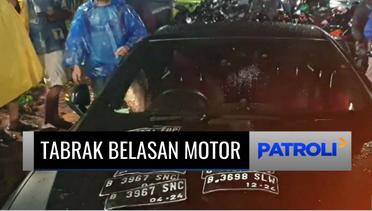 Mobil Sedan Mewah Tabrak Belasan Motor di Sudirman Jakarta | Patroli