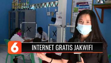Pantauan Internet Gratis JakWifi di Permukiman Padat Penduduk