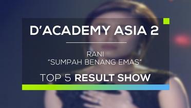 Rani, Indonesia - Sumpah Benang Emas  (D'Academy Asia 2 - Top 5 Result Show)