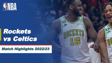 Match Highlights | Houston Rockets vs Boston Celtics | NBA Regular Season 2022/23