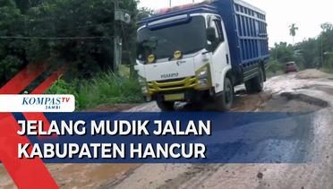 Jelang Mudik Jalan Kabupaten Hancur