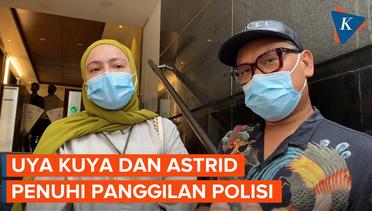 Uya Kuya dan Astrid Jalani Pemeriksaan di Polda Metro Jaya