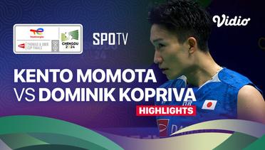 Kento Momota (JPN) vs Dominik Kopriva (CZE) - Highlights | Thomas Cup Chengdu 2024 - Men's Singles