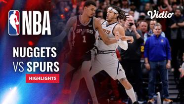 Denver Nuggets vs San Antonio Spurs - Highlights | NBA Regular Season 2023/24