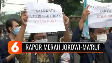 Setahun Pemerintahan Jokowi-Ma'ruf Amin, Mahasiswa Beri Rapor Merah