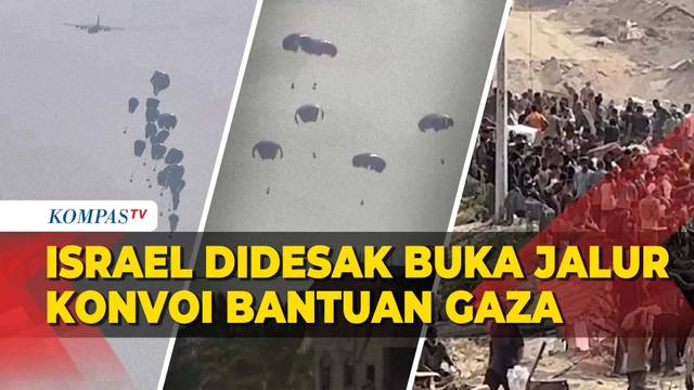 Bantuan Lewat Udara untuk Palestina, Israel Didesak Buka Jalur Konvoi Bantuan