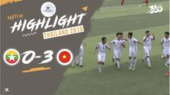 Full Highlight - Myanmar 0 vs 3 Vietnam | Piala AFF U-15 2019