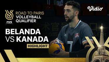 Belanda vs Kanada - Match Highlights | Men's FIVB Road to Paris Volleyball Qualifier 2023