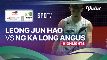 Leong Jun Hao (MAS) vs NG Ka Long Angus (HKG) - Highlights | Thomas Cup Chengdu 2024 - Men's Singles