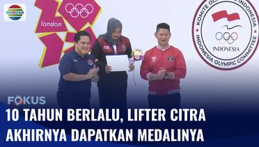 Setelah 10 Tahun, Akhirnya Mantan Lifter Citra Febrianti Dapatkan Medali Perak Olimpiade London 2012 | Fokus