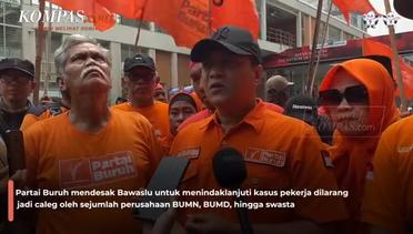 Demo di Depan Bawaslu RI, Partai Buruh Tuntut Minta Lindungi Hak Politik Pekerja