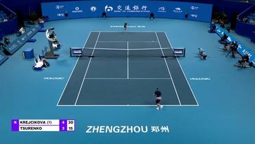 Quarter Final: Barbora Krejcikova form vs Lesya Tsurenko - Highlights | WTA Zhengzhou Open 2023