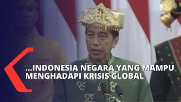 Sampaikan Pidato Kenegaraan, Jokowi: Kita Patut Bersyukur, Indonesia Mampu Hadapi Krisis Global