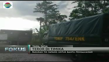 Puluhan Anggota TNI Disiagakan di Kawasan Sandera di Timika, Papua - Fokus Pagi