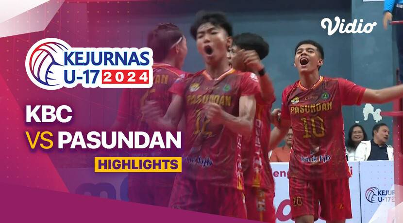 paus123 Final Putra: KBC vs Pasundan - Highlights | Kejurnas Bola Voli Antarklub U-17 2024