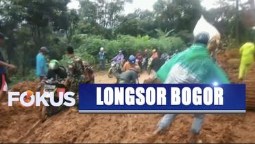 3 Desa Masih Terisolasi Akibat Longsor di Bogor