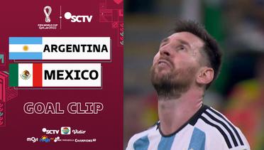 Gol!! Lionel Messi (Argentina) Berhasil Membuka Gol Dalam Laga Argentina VS Mexico Skor 1-0 | FIFA World Cup Qatar 2022
