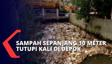 Tumpukan Sampah di Kali Licin Capai 6 Kubik, 30 Petugas dari Satgas Sumber Daya Air Diterjunkan!