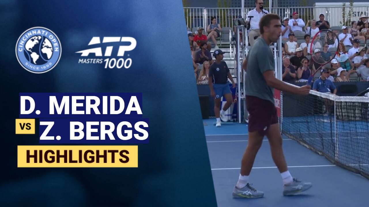 Daniel Merida vs Zizou Bergs - Round 2 (Court 4) | ATP 1000: Cincinnati Open 2026