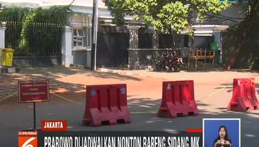 Prabowo Diagendakan Nonton Bareng Putusan MK di Kertanegara - Liputan 6 Siang