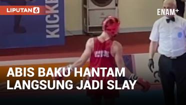 Ngakak! Atlet Kick Boxing Thailand Selebrasi Slay