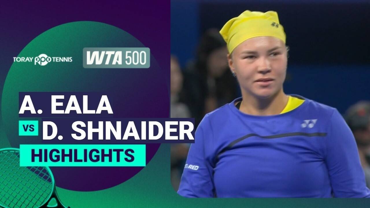 Alexandra Eala vs Diana Shnaider - Quarter Final | WTA 500: Toray Pan Pacific Open Tennis 2026