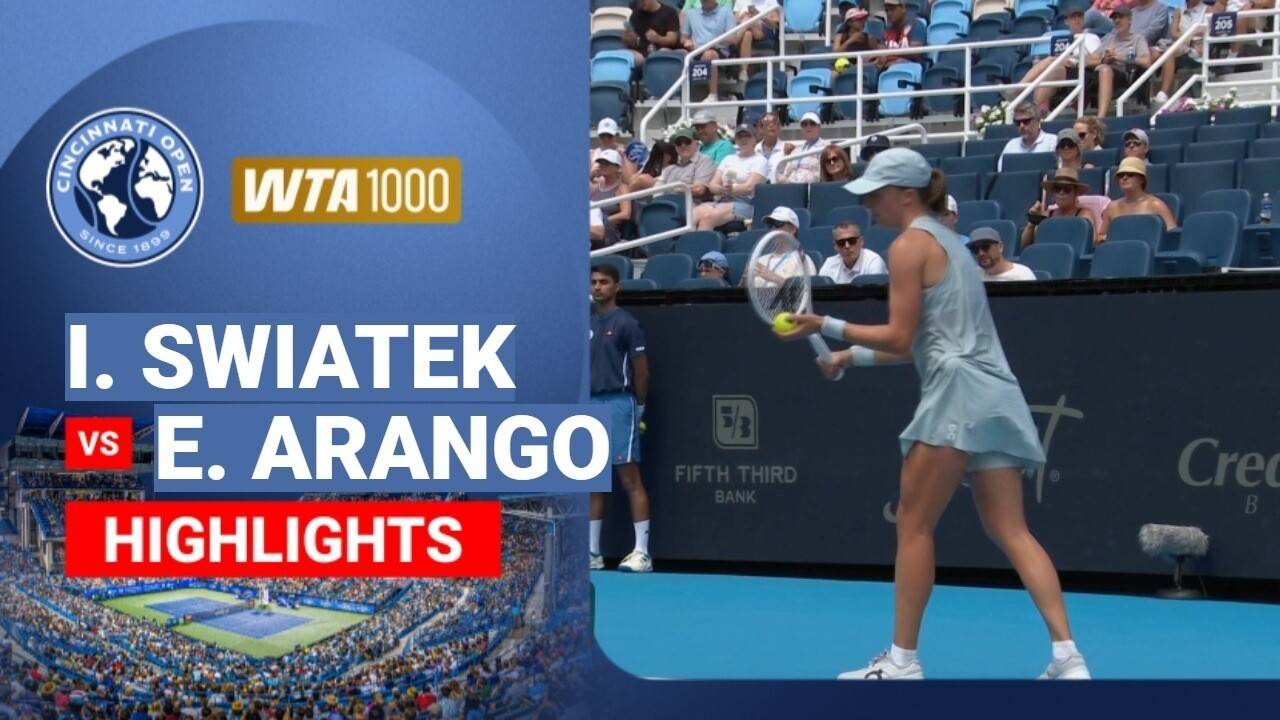 Iga Swiatek vs Emiliana Arango - Women's Singles Round of 64 | WTA 1000: Cincinnati Open 2026