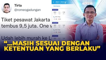 Tiket Pesawat Jakarta-Banda Aceh Tembus Rp 9,6 Juta, Ini Penjelasan Lion Air Group