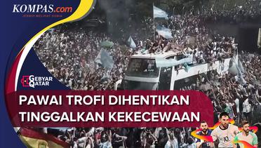 Fans Argentina Menyemut Ikuti Parade Trofi